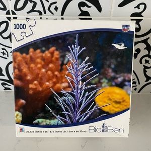 New Big Ben Jigsaw Puzzle 1000 Pieces  ~Underwater 38081 ~Hasbro Coral ~USA